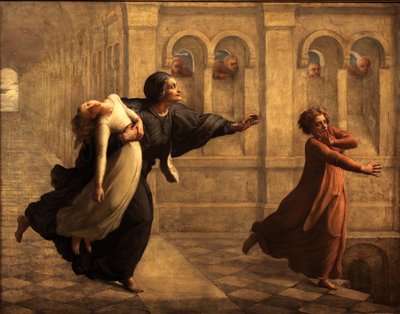 Poem of the Soul - The Nightmare by Louis Janmot